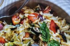 Tantalizing Grilled Veggie Orzo Pasta Salad