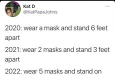 It all started with a mask..