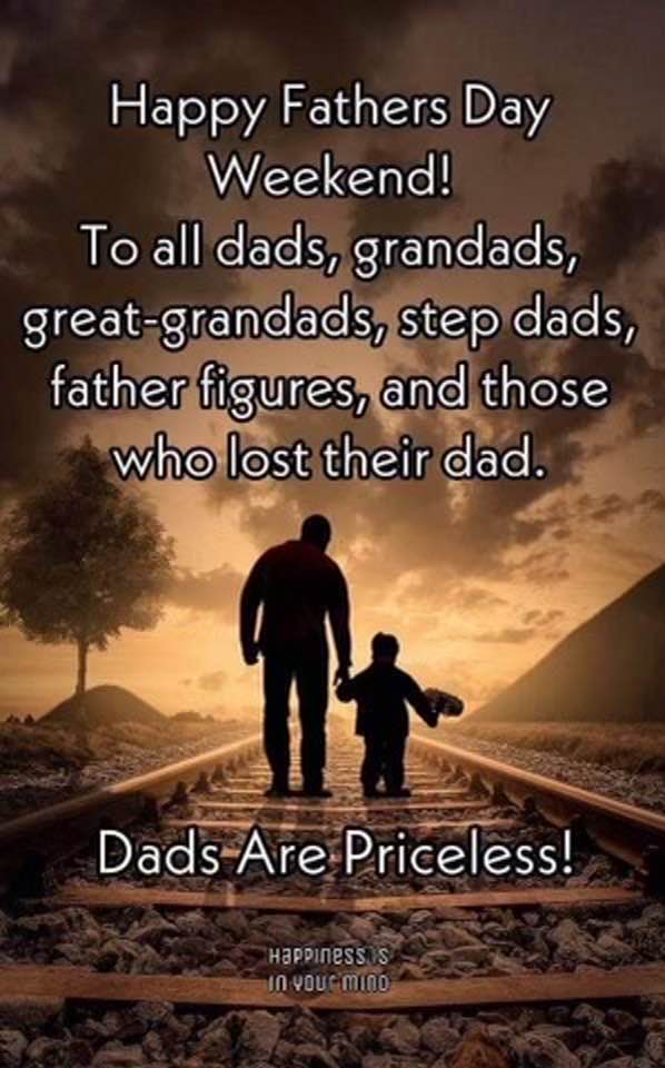 Enjoy those priceless Fathers and Dads!