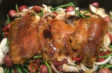 Southwest Marinated Chicken Breasts Sheet Pan Meal with Veggies and Potatoes