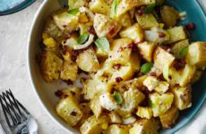 Twisty Potato Salad Carbonara