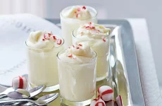 Elegant White-Chocolate Peppermint Mousse