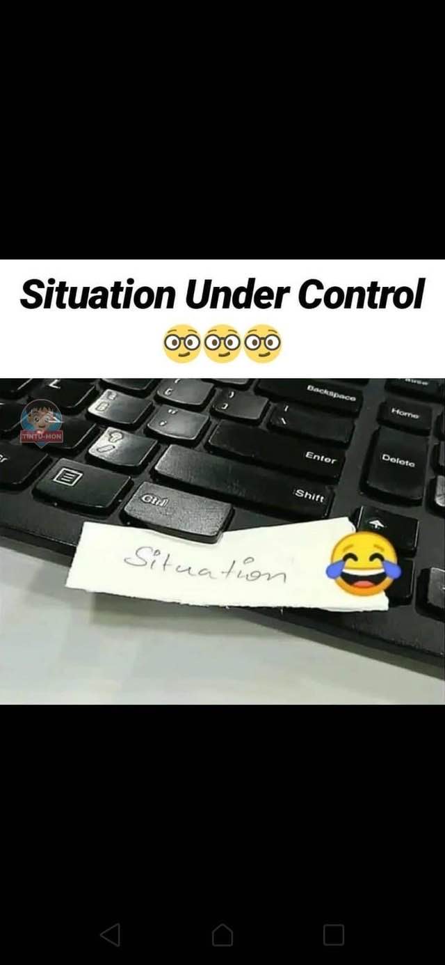 Situation under control