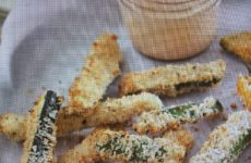 Crispy Zucchini Fries with Tangy Horseradish Dip