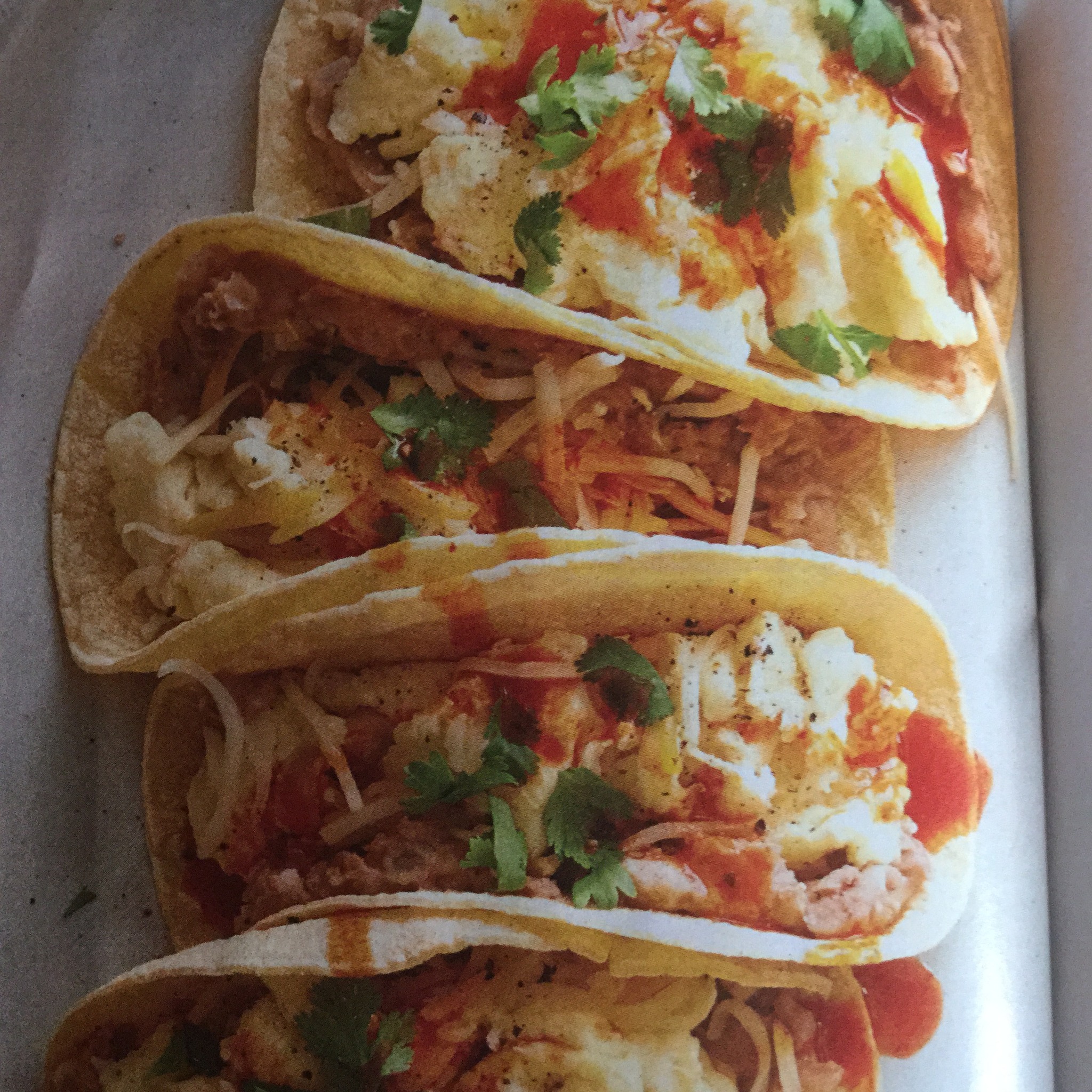 Egg Tacos With Cheese