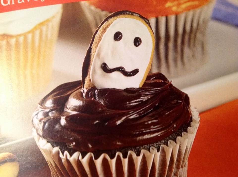 Ghost cupcakes