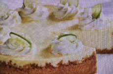 Luscious Key Lime Cheesecake with Fruity Salsa