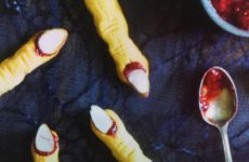 Witches finger snacks