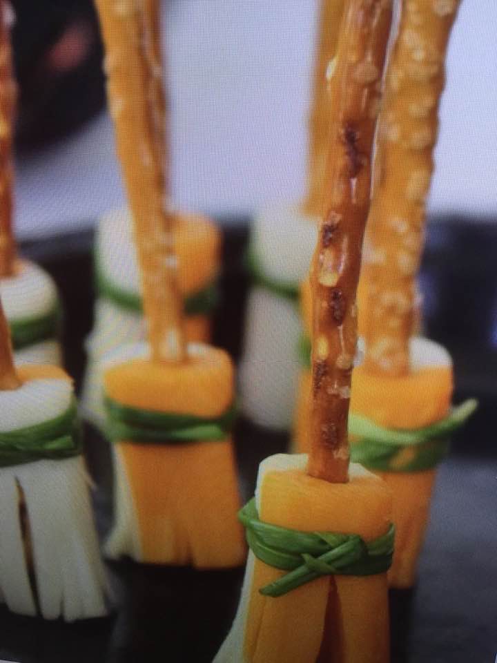 Witches broom snack!