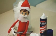 messing up the bathroom!