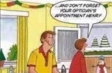 your opticians appointment...