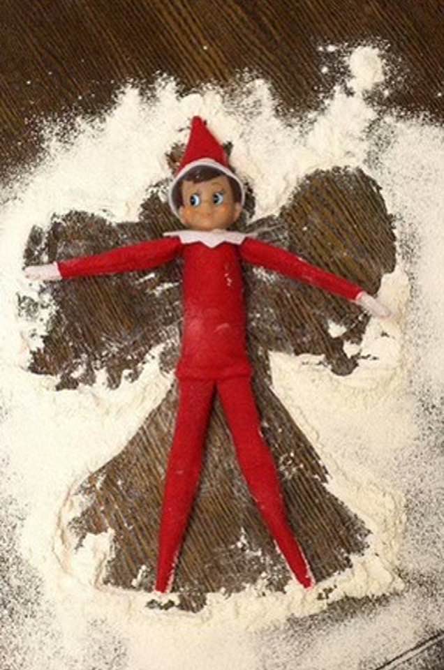 Elf doing his thing