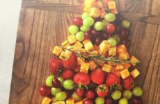 Christmas Cheese & Fruit Tray