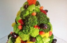 Christmas tree snack