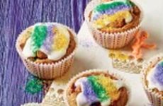 Mardi Gras Cupcakes
