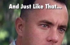 And just like that....