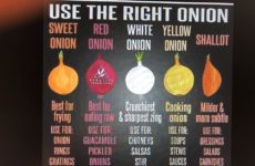 Today’s Tip on how to use the Right Onion!