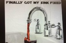Finally got my sink fixed!!