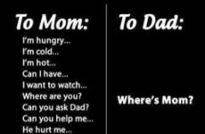 Mom and Dad comparison!