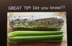 Today’s Tip On How To Have Celery Last Longer!