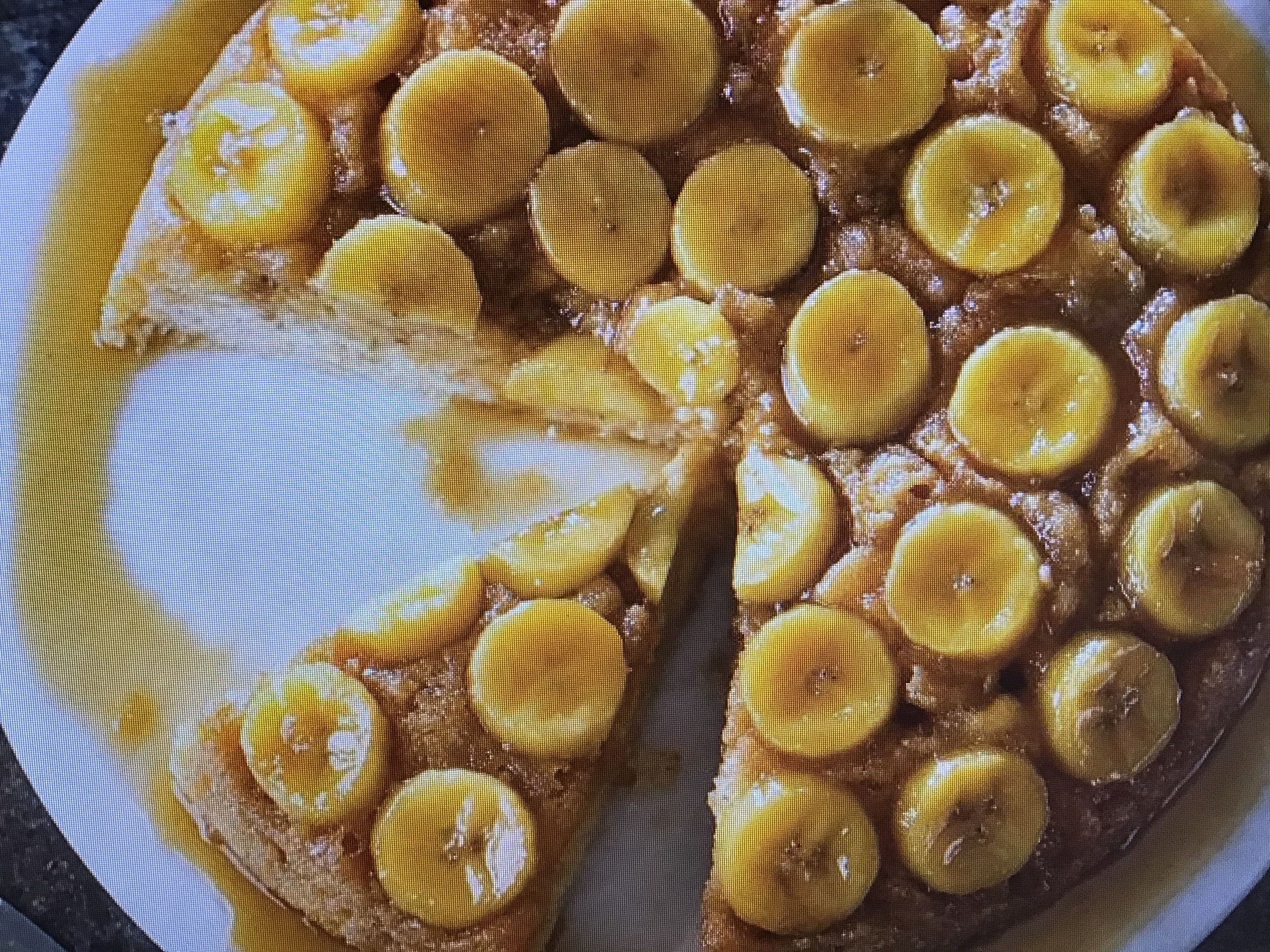 Heavenly Banana Foster Upside-Down Cake