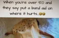 When you are over 50...