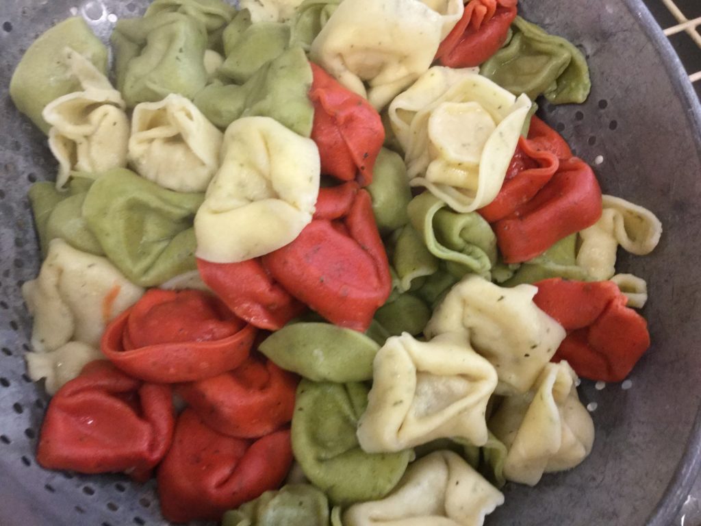 Three Cheeses Tortellini Dish with Mexican Flair