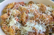 Three Cheeses Tortellini Dish with Mexican Flair