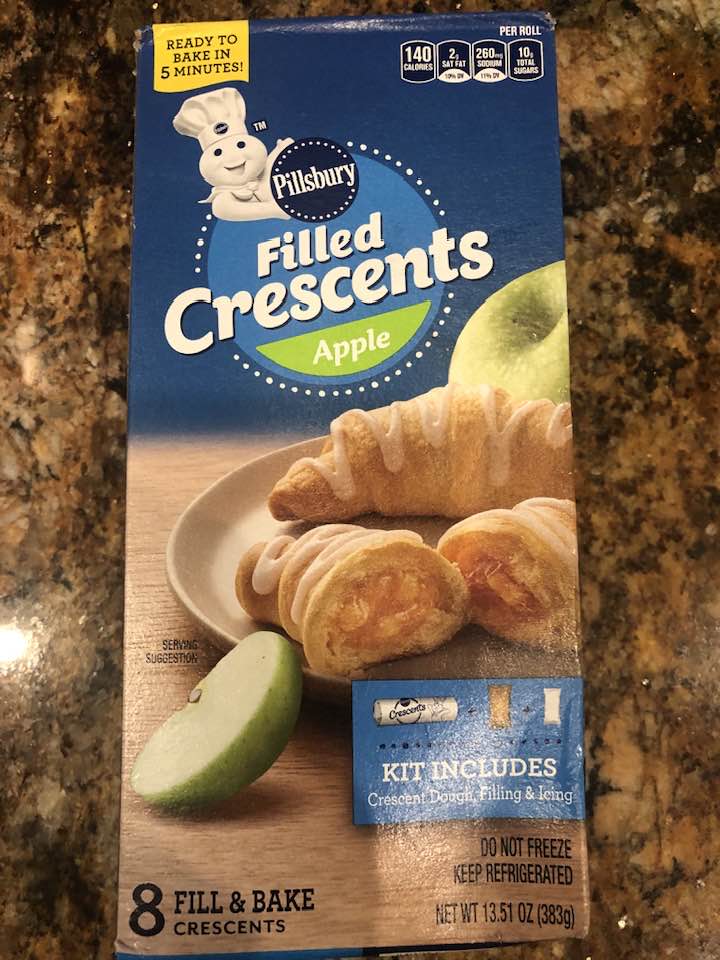 Today’s Product is Pillsbury Apple Filled Crescents!