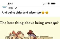 The best thing about being over 50?