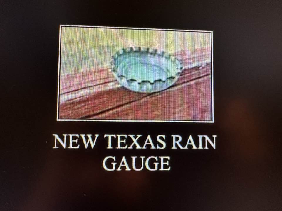 New Texas Rain Gauge!