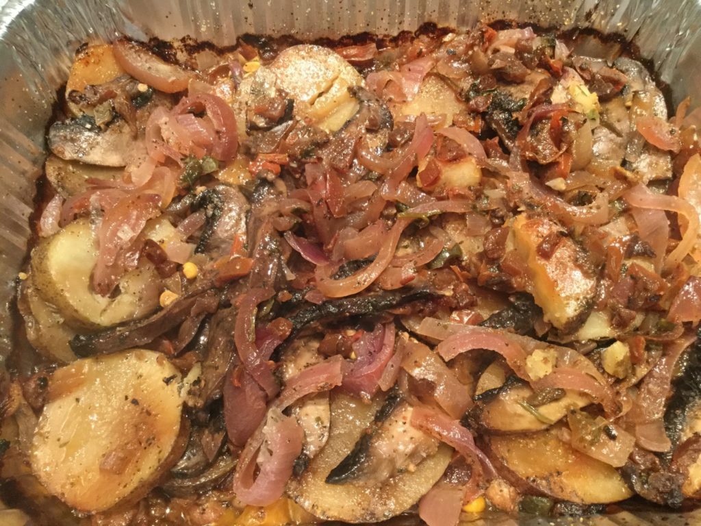 Five layered Potato and Veggie Casserole