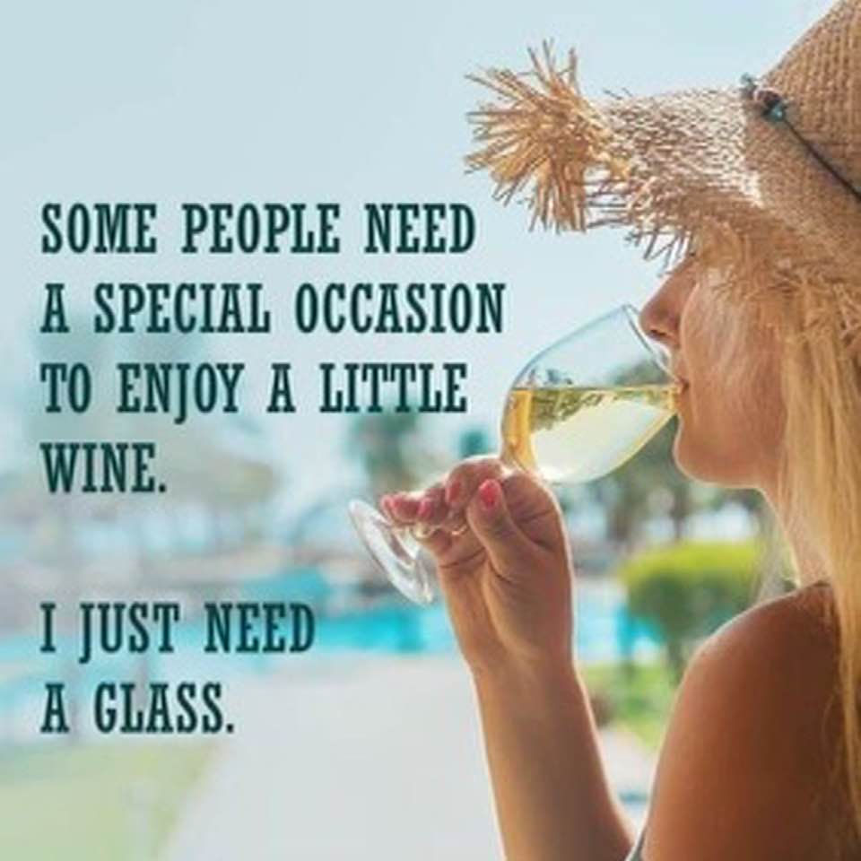 I just need a glass!
