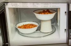 Today’s Tip on how to utilize space in your microwave!