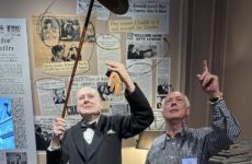 Hubby loving all the Chaplain displays