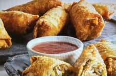Golden Boudin Egg Rolls