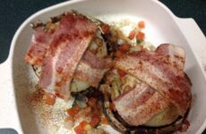 Vidalia Onions Nestled in Portabella Mushroom Caps