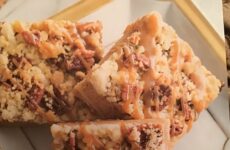 Golden Pecan Praline Yam Bars