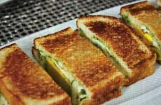 Magnificent Fried Egg, Avocado and Brie Panini