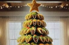 This is how u celebrate Taco Tuesday during Christmas holidays
