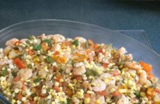 Layered Shrimp and Tomato Casserole