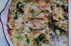 Brussels Sprout, Bacon and Gruyere Frittata