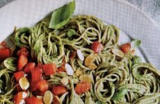 Irresistible Spaghetti with Spinach-Avocado Sauce