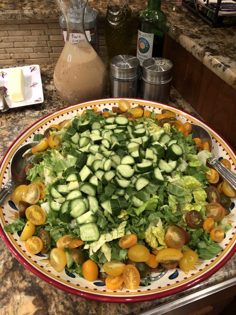 Festive Mardi Gras Salad