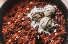 Novelty Red Velvet Skillet Cake