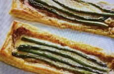 Savory Asparagus and Ham Tarts