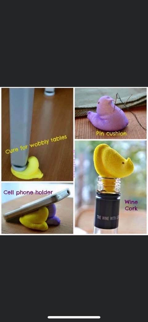 In case u needed more ways to use those Easter Peeps!