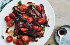 QUICK BALSAMIC GRILLED FLANK STEAK