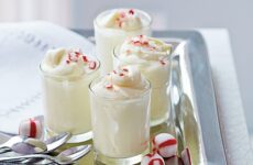 Elegant White-Chocolate Peppermint Mousse