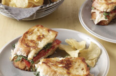 Crispy Grilled Tomato and Brie Sandwich